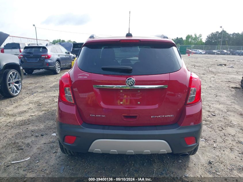 2015 Buick Encore Premium VIN: KL4CJDSB7FB248818 Lot: 39400136