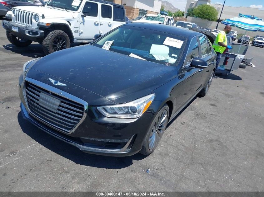 2017 Genesis G90 5.0 Ultimate VIN: KMHG54JH6HU028123 Lot: 39400147