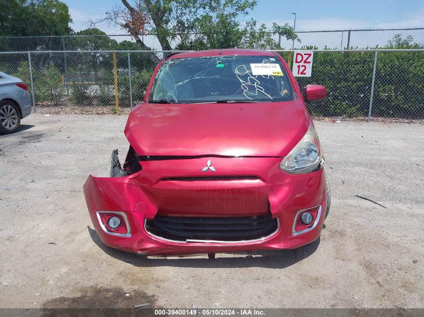 2014 Mitsubishi Mirage Es VIN: ML32A4HJ0EH003258 Lot: 39400149