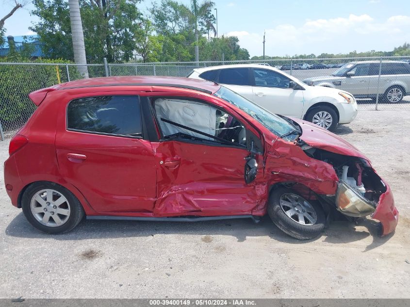 2014 Mitsubishi Mirage Es VIN: ML32A4HJ0EH003258 Lot: 39400149