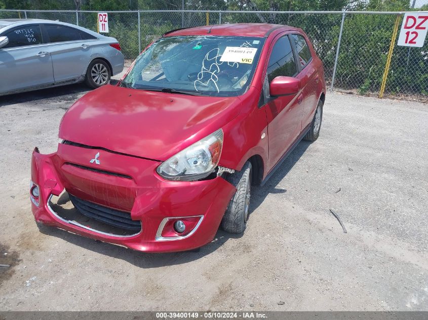 2014 Mitsubishi Mirage Es VIN: ML32A4HJ0EH003258 Lot: 39400149