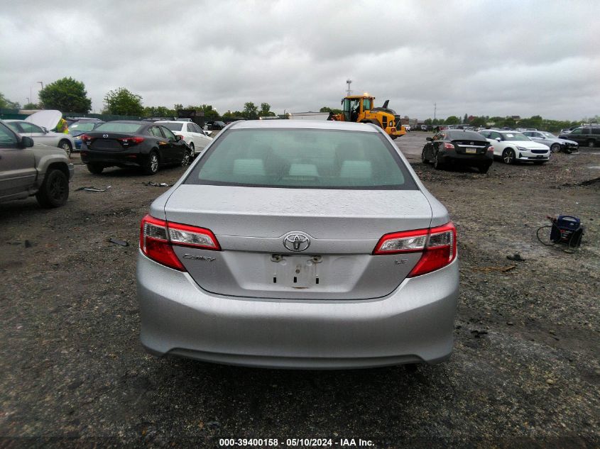 2012 Toyota Camry Le VIN: 4T4BF1FK0CR183386 Lot: 39400158