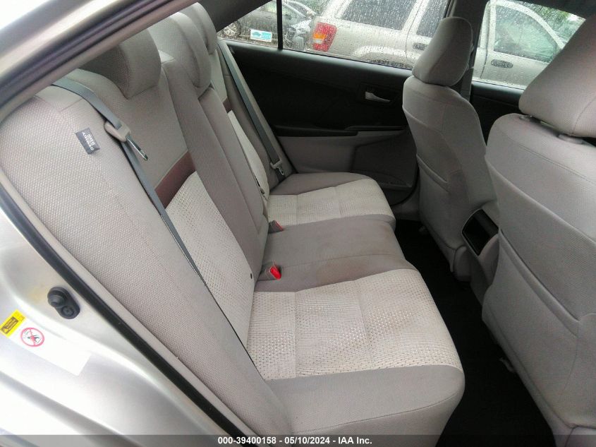 2012 Toyota Camry Le VIN: 4T4BF1FK0CR183386 Lot: 39400158