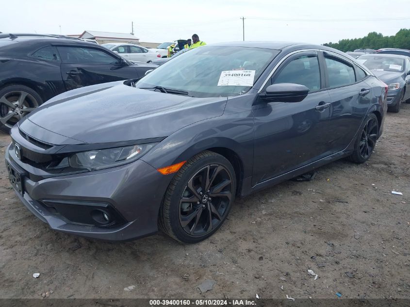 2020 Honda Civic Sport VIN: 2HGFC2F83LH561563 Lot: 39400160