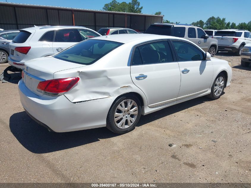 2011 Toyota Avalon VIN: 4T1BK3DB0BU384255 Lot: 39400167