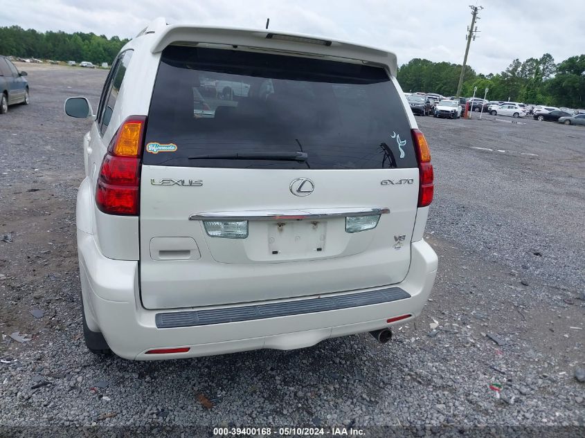 2007 Lexus Gx 470 VIN: JTJBT20X470131268 Lot: 39400168