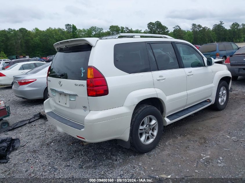 2007 Lexus Gx 470 VIN: JTJBT20X470131268 Lot: 39400168