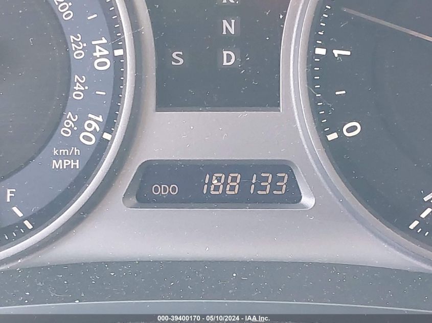 2007 Lexus Is 250 VIN: JTHBK262272029049 Lot: 39400170