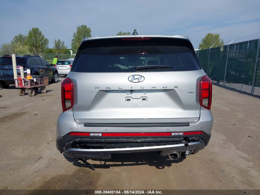 2024 Hyundai Palisade Sel VIN: KM8R2DGEXRU669324 Lot: 39400184