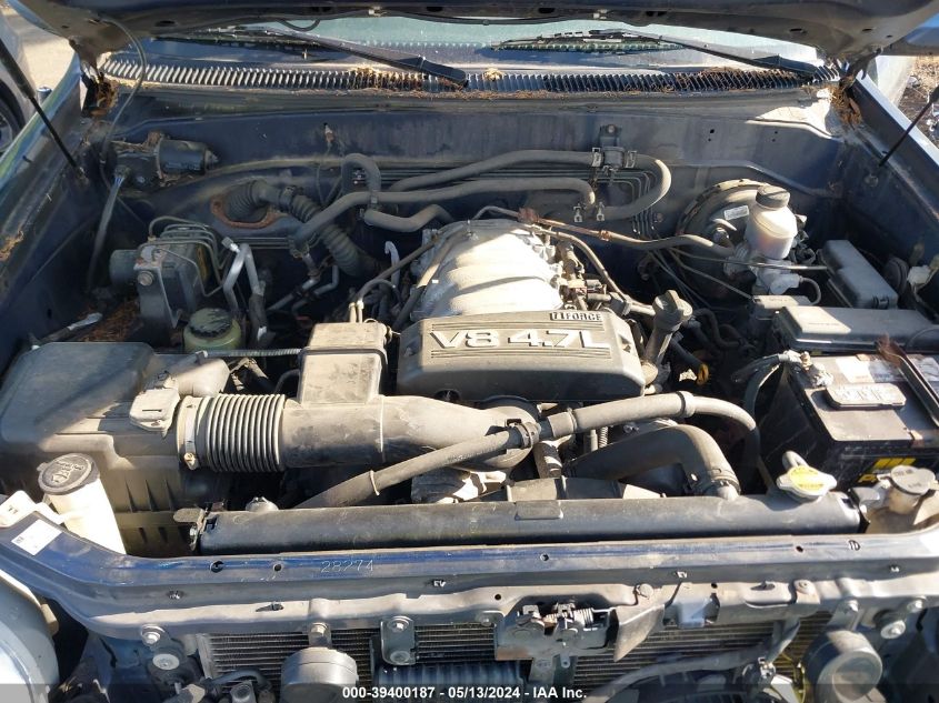 2004 Toyota Sequoia Sr5 VIN: 5TDBT44AX4S225765 Lot: 39400187