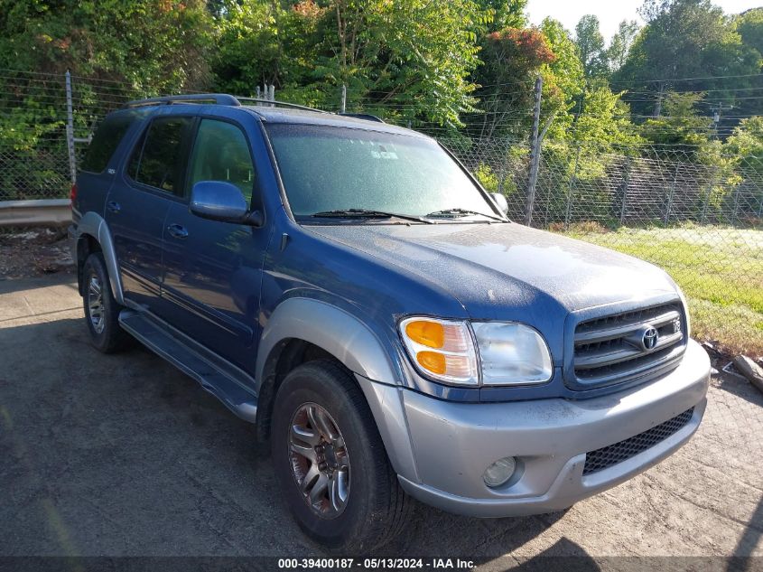 2004 Toyota Sequoia Sr5 VIN: 5TDBT44AX4S225765 Lot: 39400187