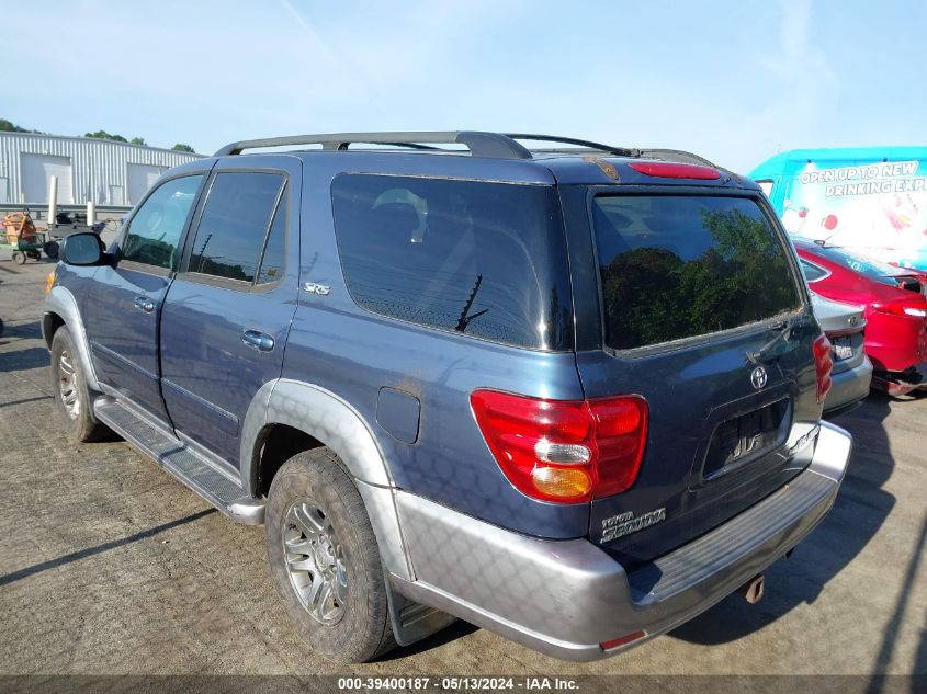 2004 Toyota Sequoia Sr5 VIN: 5TDBT44AX4S225765 Lot: 39400187