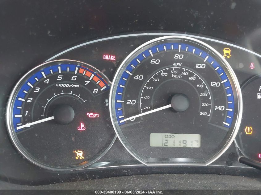 2010 Subaru Forester 2.5X Premium VIN: JF2SH6CC2AH717191 Lot: 39400199