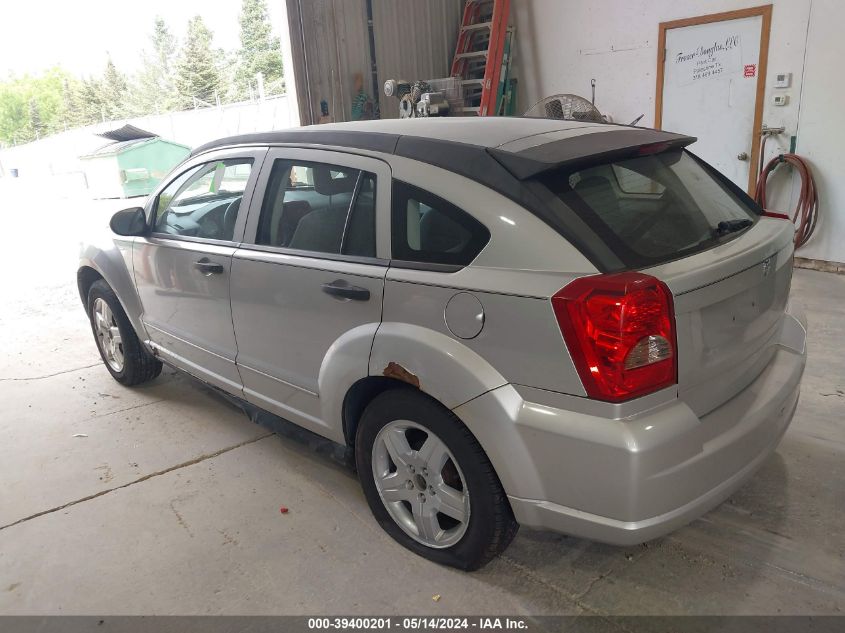 2007 Dodge Caliber Sxt VIN: 1B3HB48B47D262716 Lot: 39400201