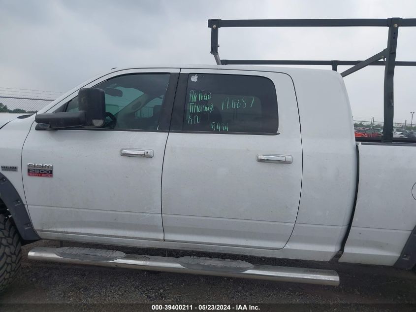 2010 Dodge Ram 2500 Slt VIN: 3D7TT2HT6AG126087 Lot: 39400211