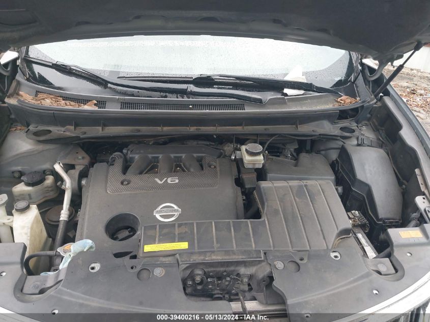 2009 Nissan Murano Sl VIN: JN8AZ18U19W024457 Lot: 39400216