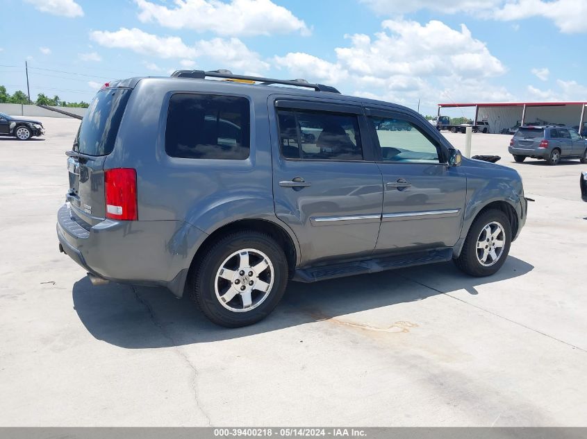 2011 Honda Pilot Touring VIN: 5FNYF4H95BB024679 Lot: 39400218