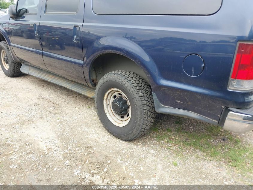 2002 Ford Excursion Xlt VIN: 1FMSU41F62ED25177 Lot: 39400220