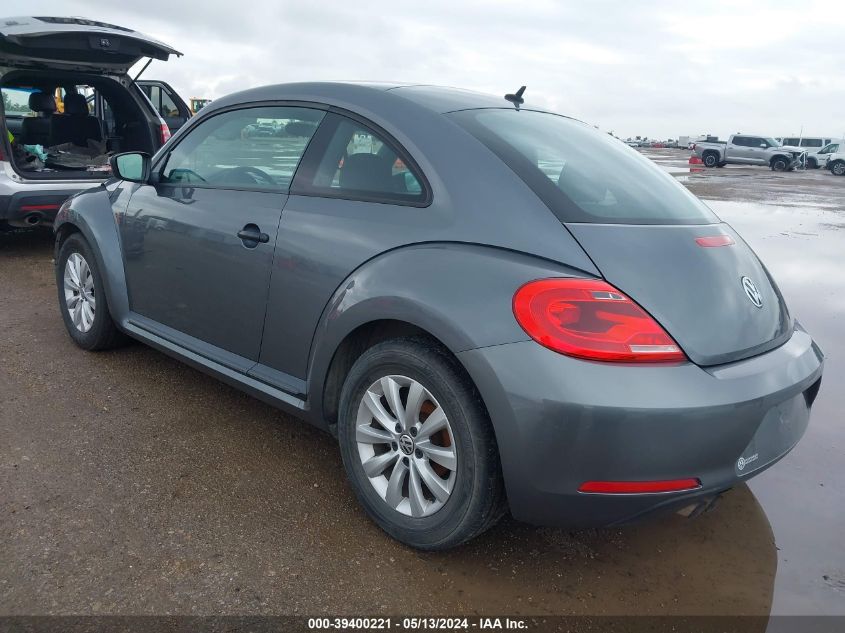 2014 Volkswagen Beetle 2.5L Entry VIN: 3VWFP7AT9EM628907 Lot: 39400221