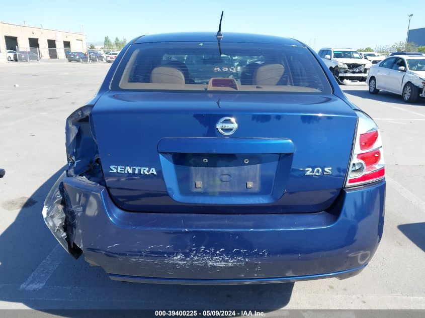 2007 Nissan Sentra 2.0S VIN: 3N1AB61EX7L666309 Lot: 39400225