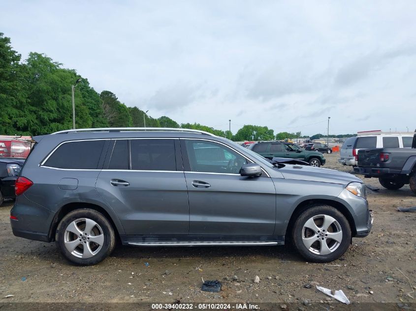 2017 Mercedes-Benz Gls 450 4Matic VIN: 4JGDF6EE7HA929465 Lot: 39400232