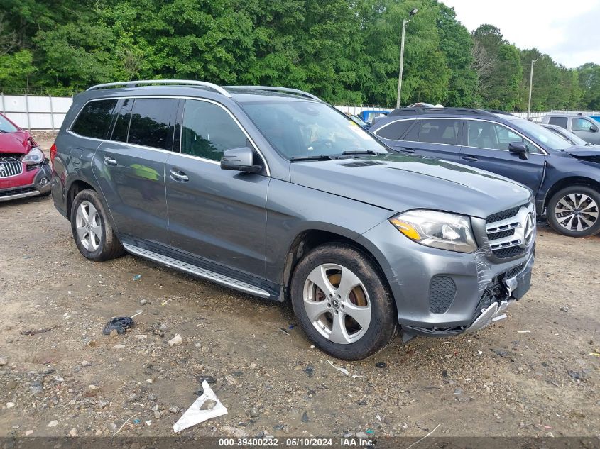 2017 Mercedes-Benz Gls 450 4Matic VIN: 4JGDF6EE7HA929465 Lot: 39400232