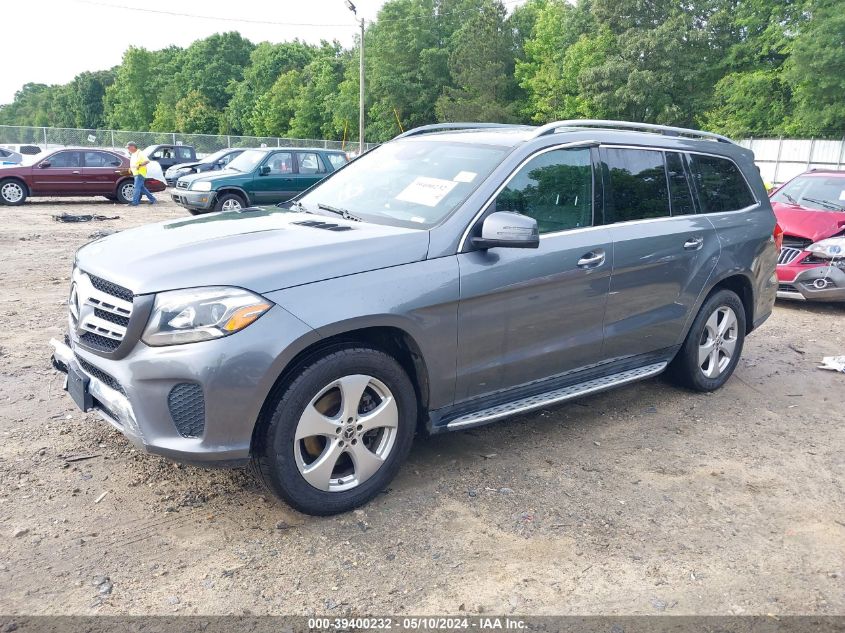 2017 Mercedes-Benz Gls 450 4Matic VIN: 4JGDF6EE7HA929465 Lot: 39400232