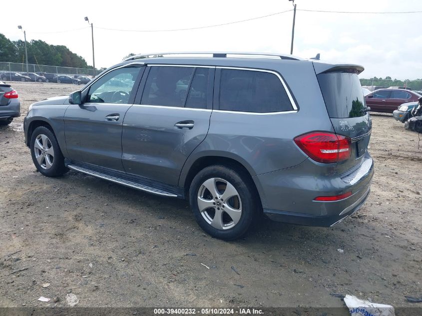 2017 Mercedes-Benz Gls 450 4Matic VIN: 4JGDF6EE7HA929465 Lot: 39400232