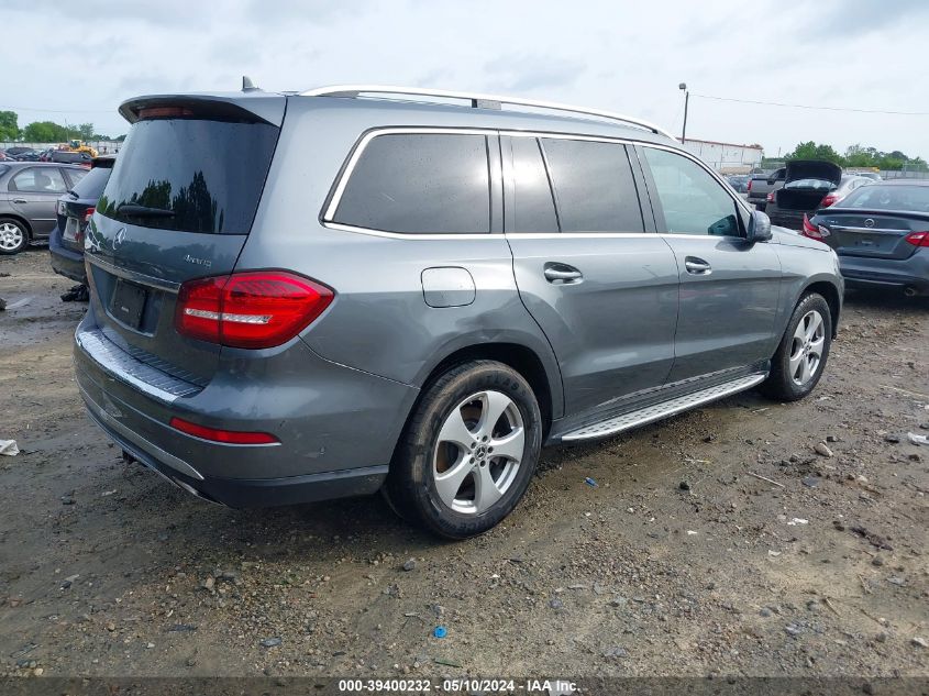 2017 Mercedes-Benz Gls 450 4Matic VIN: 4JGDF6EE7HA929465 Lot: 39400232