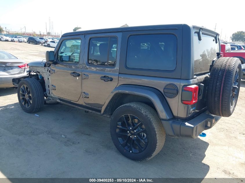 2022 Jeep Wrangler 4Xe Unlimited Sahara 4X4 VIN: 1C4JJXP64NW265061 Lot: 39400253