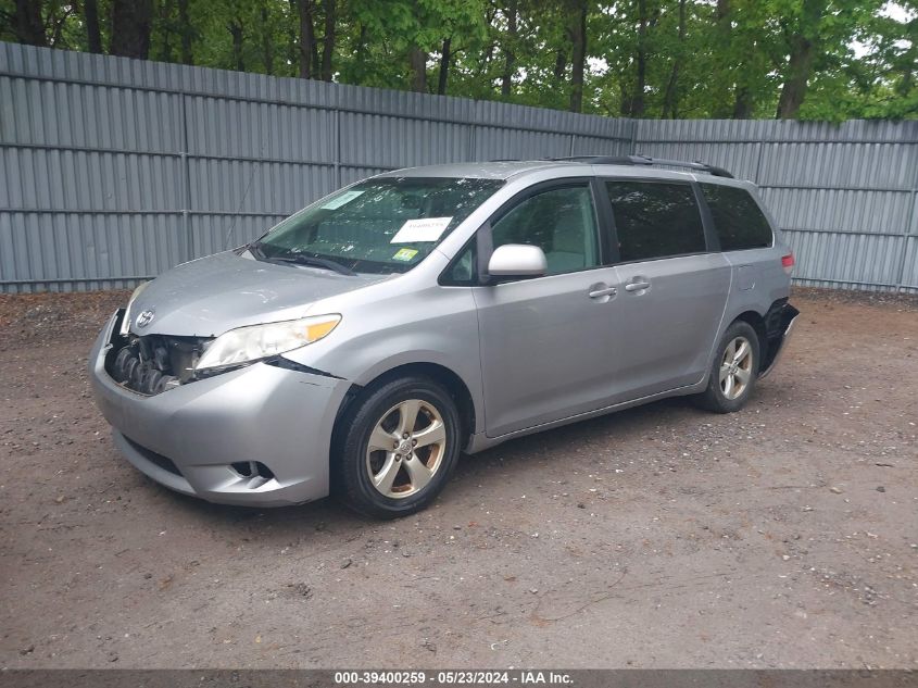 2012 Toyota Sienna Le V6 8 Passenger VIN: 5TDKK3DC1CS186528 Lot: 39400259