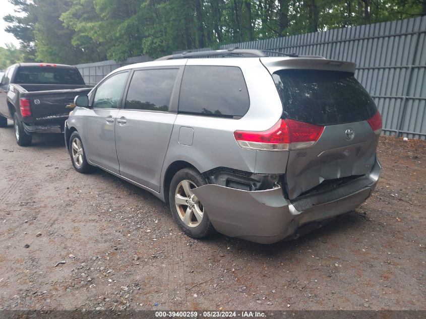 2012 Toyota Sienna Le V6 8 Passenger VIN: 5TDKK3DC1CS186528 Lot: 39400259