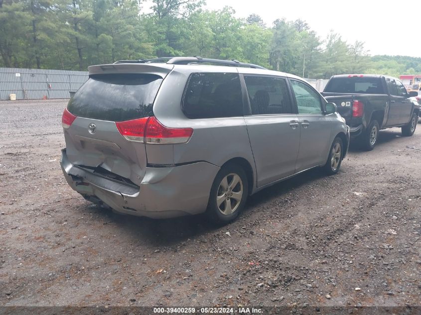 2012 Toyota Sienna Le V6 8 Passenger VIN: 5TDKK3DC1CS186528 Lot: 39400259