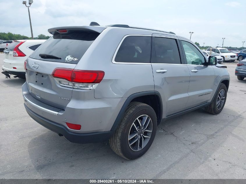 2020 Jeep Grand Cherokee Limited 4X2 VIN: 1C4RJEBG4LC404031 Lot: 39400261