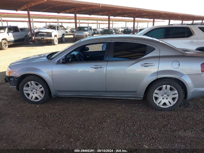 2014 Dodge Avenger Se VIN: 1C3CDZAB3EN201136 Lot: 39400291