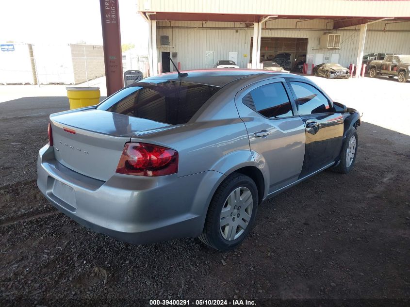 2014 Dodge Avenger Se VIN: 1C3CDZAB3EN201136 Lot: 39400291