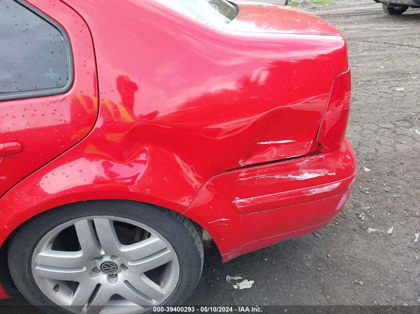 2001 Volkswagen Jetta Glx VIN: 3VWTG69M81M202081 Lot: 39400293