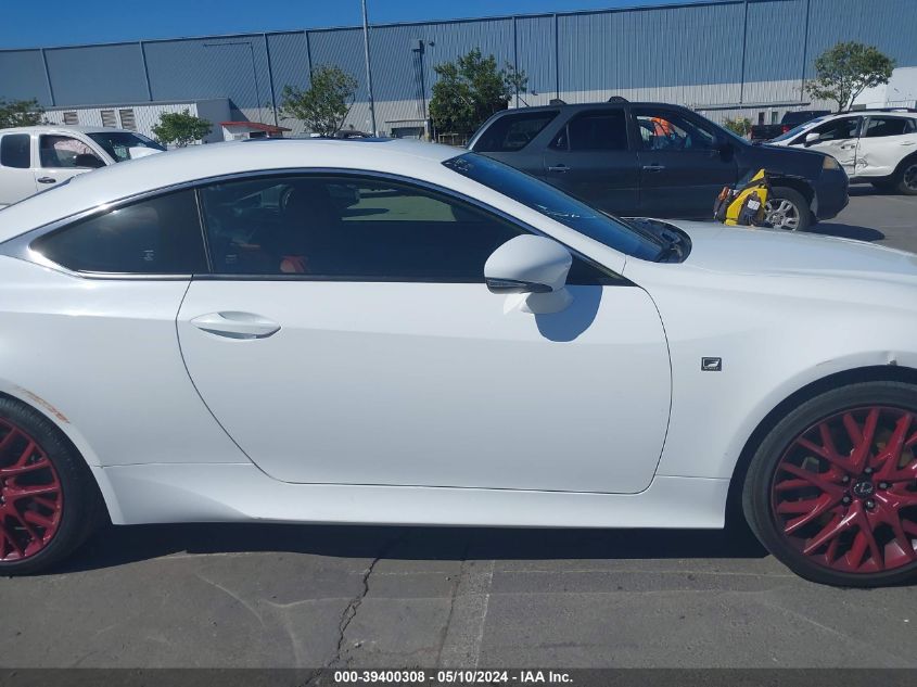 2015 Lexus Rc 350 VIN: JTHHE5BCXF5010490 Lot: 39400308