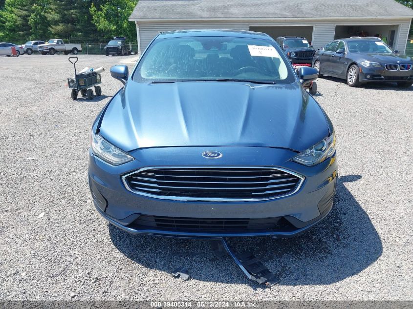 2019 Ford Fusion Hybrid Se VIN: 3FA6P0LU3KR195931 Lot: 39400314