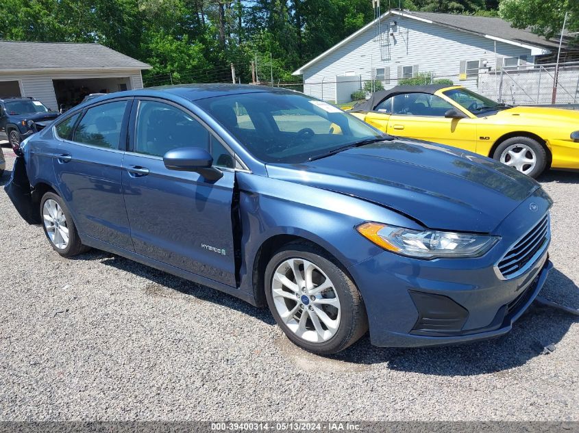 2019 Ford Fusion Hybrid Se VIN: 3FA6P0LU3KR195931 Lot: 39400314