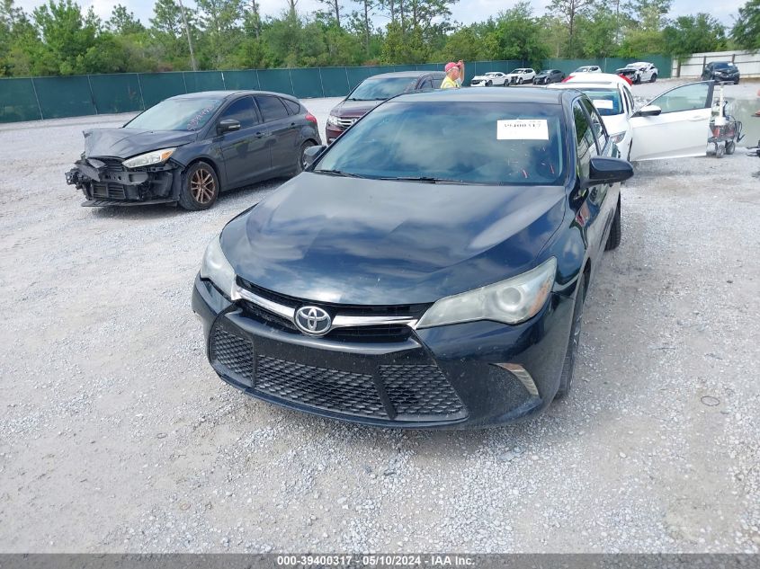 2016 Toyota Camry Se VIN: 4T1BF1FK7GU125744 Lot: 39400317