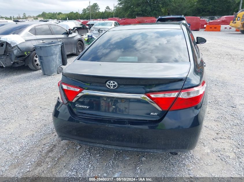 2016 Toyota Camry Se VIN: 4T1BF1FK7GU125744 Lot: 39400317