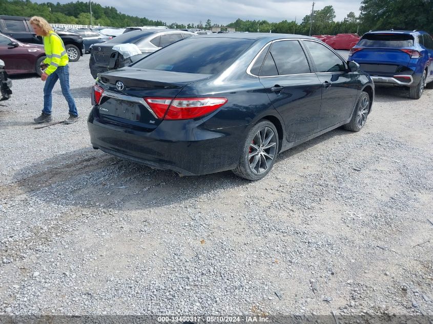 2016 Toyota Camry Se VIN: 4T1BF1FK7GU125744 Lot: 39400317