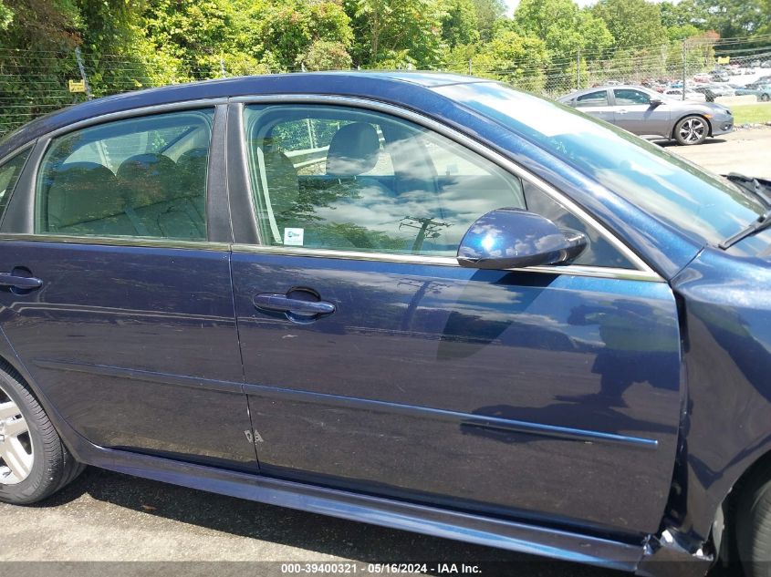 2011 Chevrolet Impala Lt VIN: 2G1WB5EK1B1257373 Lot: 39400321