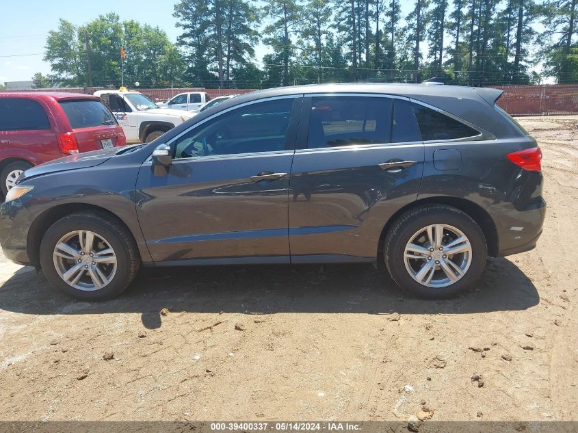 2014 Acura Rdx VIN: 5J8TB3H5XEL015296 Lot: 39400337