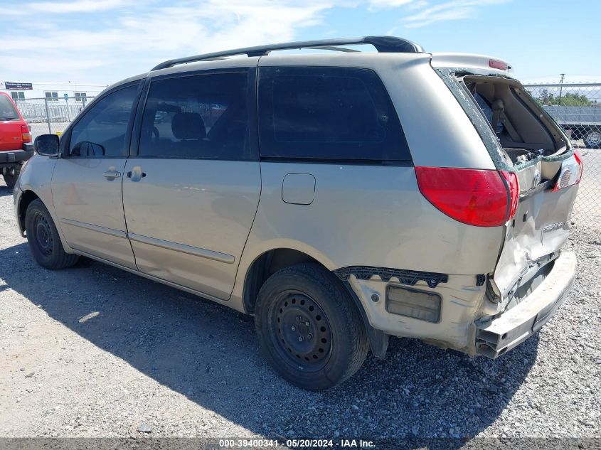 2006 Toyota Sienna Ce VIN: 5TDZA23C76S487516 Lot: 39400341