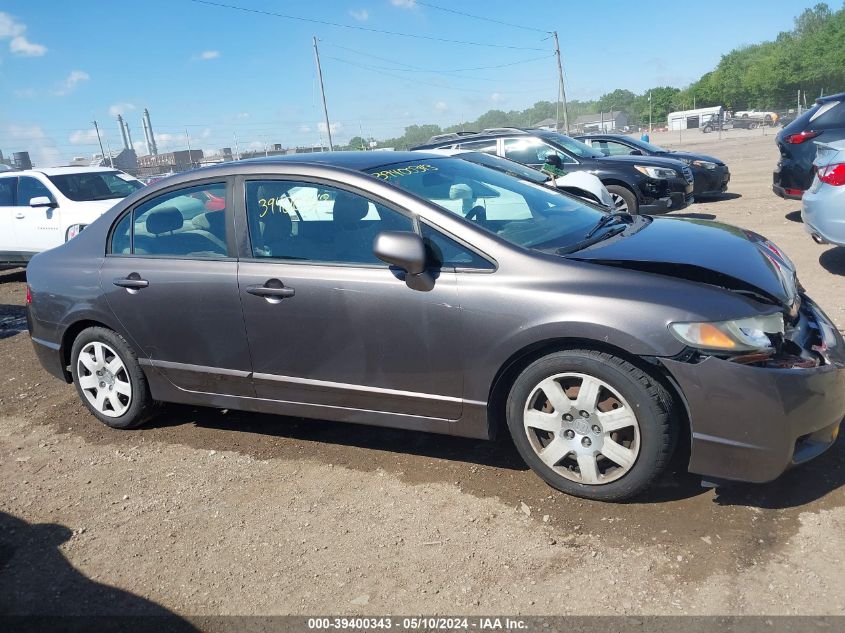 2010 Honda Civic Lx VIN: 19XFA1F55AE050112 Lot: 39400343