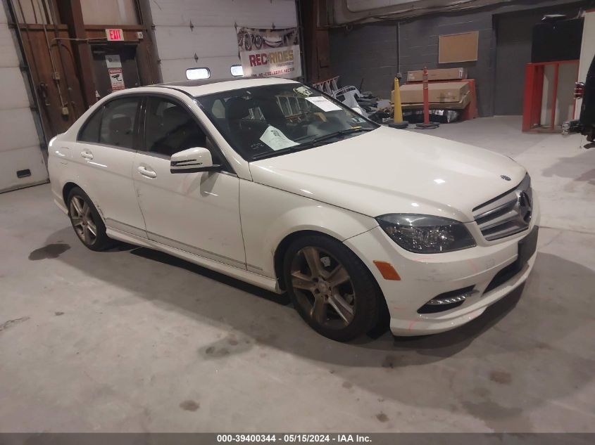 2011 Mercedes-Benz C 300 Luxury 4Matic/Sport 4Matic VIN: WDDGF8BB4BR179321 Lot: 39400344