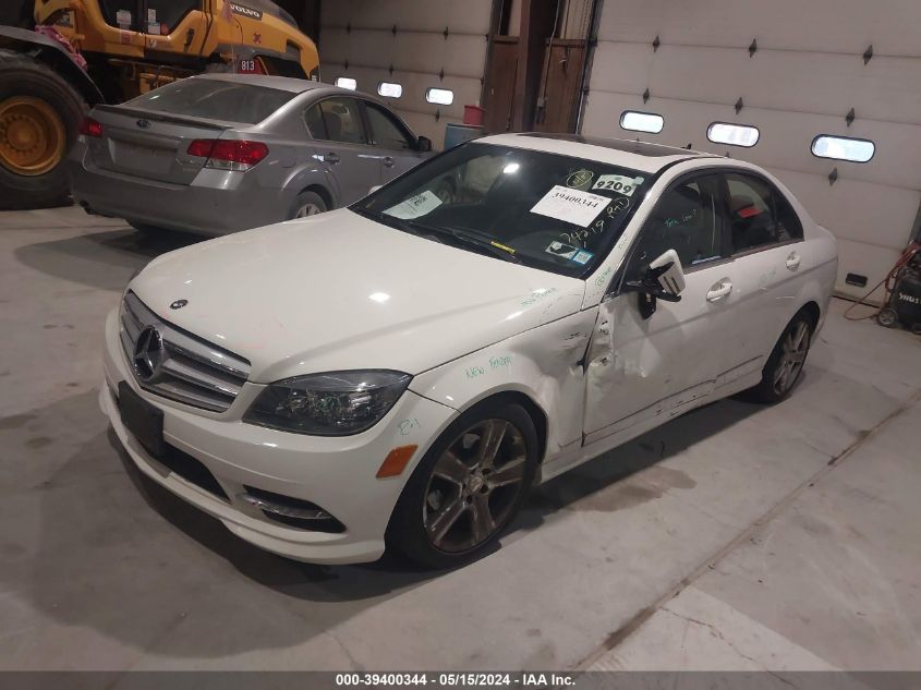 2011 Mercedes-Benz C 300 Luxury 4Matic/Sport 4Matic VIN: WDDGF8BB4BR179321 Lot: 39400344