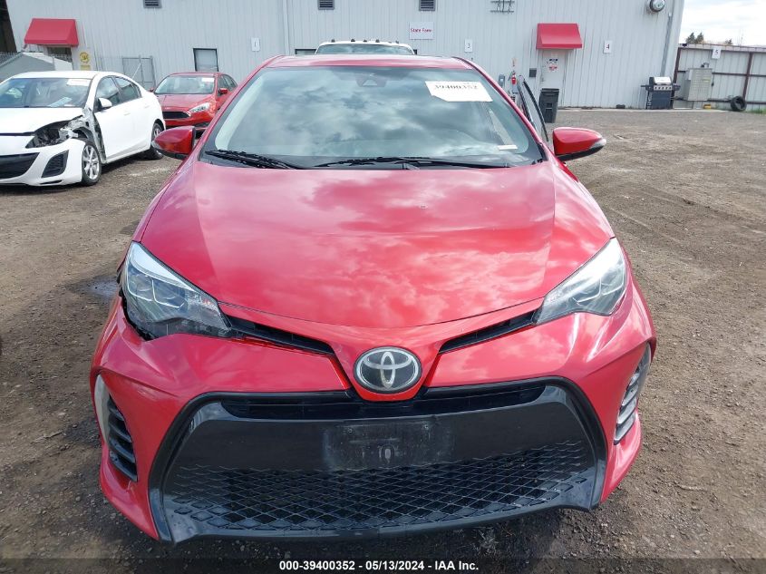 2018 Toyota Corolla Se VIN: 2T1BURHE6JC124198 Lot: 39400352